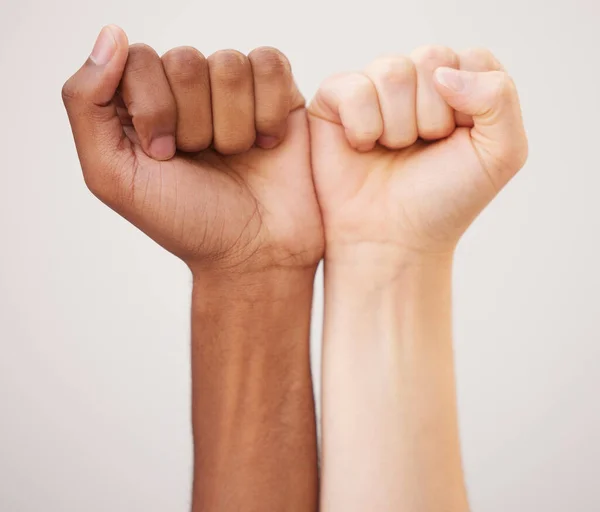 Justice Support Diversity Fist People Change Social Equality Global Protest — Stock Photo, Image