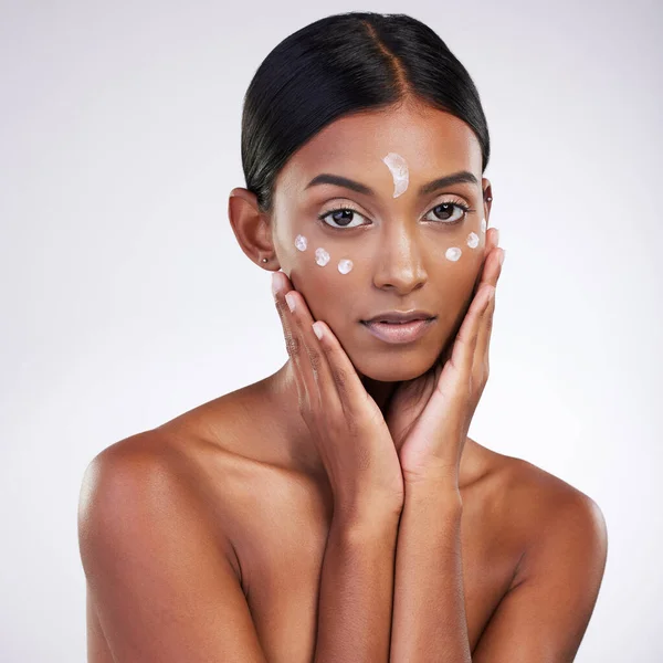 Who Says One Cant Have Perfect Skin Studio Portrait Attractive — Stock Photo, Image