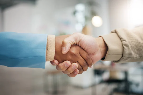 Empresários Aperto Mão Parceria Colaboração Para Confiança Unidade Trabalho Equipe — Fotografia de Stock