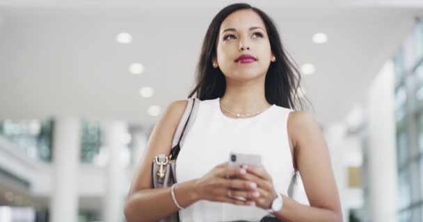 Soziale Medien Verbindung Und Geschäftsfrauen Mit Telefon Für Kommunikation Vernetzung — Stockvideo