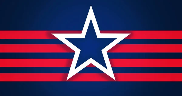 Bandera Usa Política Con Estrellas Rayas Para Representar Una Nación — Foto de Stock