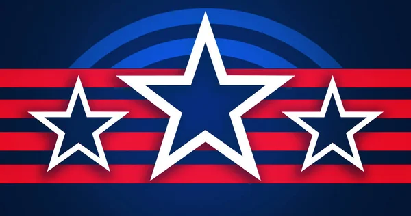 Bandera Usa Fondo Con Estrellas Rayas Para Representar Una Nación — Foto de Stock