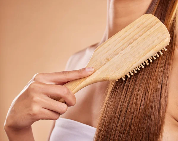 Saç Fırçası Saç Bakımı Sağlıklı Yaşam Sağlık Kişisel Bakım Için — Stok fotoğraf