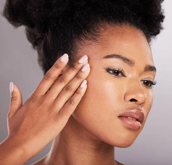 Cilt Bakımı Kadın Eli Güzellik Yüz Dermatolojisi Yüz Bakımı Spa — Stok fotoğraf