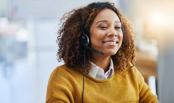Customers Service Department Its Attitude Female Agent Working Call Centre — Stock Photo, Image