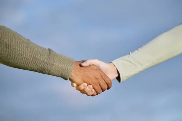 Рукостискання Угода Люди Працюють Команді Партнерство Співпраця Підтримки Підключення B2B — стокове фото