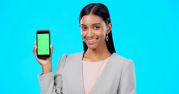 Krom Anahtar Yeşil Ekran Ürün Yerleştirme Markalaşma Mobil Uygulama Reklamları — Stok fotoğraf