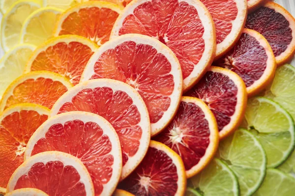 Tickle Your Tastebuds Some Tasty Citrus Variety Citrus Fruits Cut Royalty Free Stock Photos