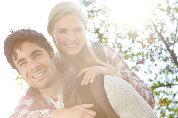 Love Just Keeps Growing Happy Young Couple Enjoying Day Out — Stock Photo, Image