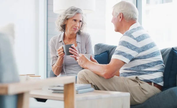 Hoe Pensionering Zou Moeten Zijn Een Senior Koppel Genieten Van — Stockfoto