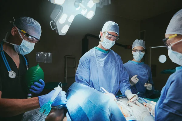 Chirurgen Retten Leben Chirurgen Operationssaal — Stockfoto
