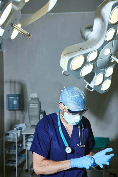 Levens Redden Een Fulltime Baan Een Chirurg Een Operatiekamer — Stockfoto