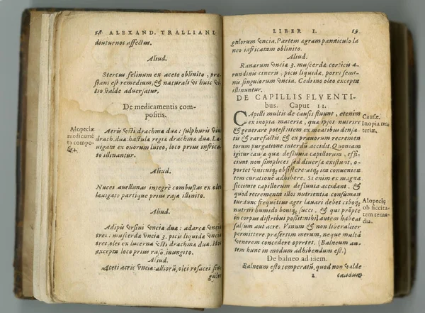 Altes Und Verwittertes Tagebuch Ein Antikes Buch Mit Seinen Ausgestellten — Stockfoto