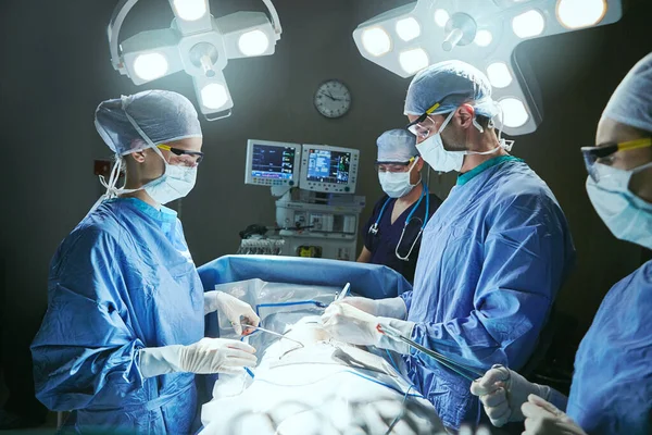Deze Baan Leven Dood Chirurgen Een Operatiekamer — Stockfoto