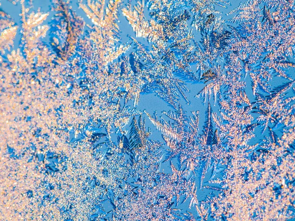 Pattern Winter Frozen Snow Art Christmas Holiday Season Mock Space — Stock Photo, Image