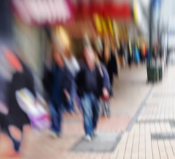 Motion Blurred City Life Motion Lens Blurred Photo City People — Stock Photo, Image