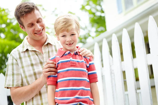 Love Spending Time Dad Happy Father Son Spending Some Quality — Stock Photo, Image