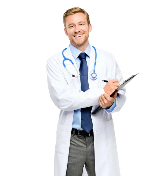 Ive Got Your Release Papers Right Here Handsome Young Doctor Royalty Free Stock Images