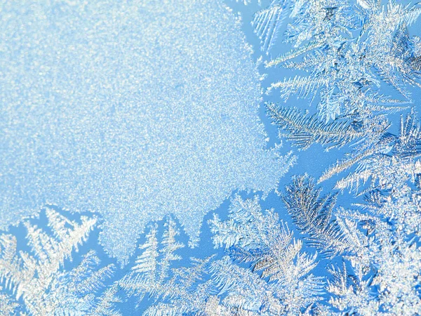 Abstract Winter Frozen Snow Art Christmas Holiday Season Mockup Space — Stock Photo, Image