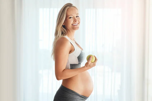 Waardoor Dit Gezondste Zwangerschap Mogelijk Wordt Mijn Baby Verdient Een — Stockfoto