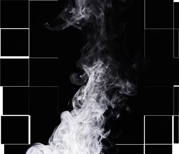 Fehér Füst Köd Köd Izolált Png Vagy Átlátszó Háttér Tömjén — Stock Fotó