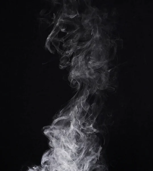 Vízgőz Fehér Füst Izolált Png Vagy Átlátszó Háttér Köd Vagy — Stock Fotó