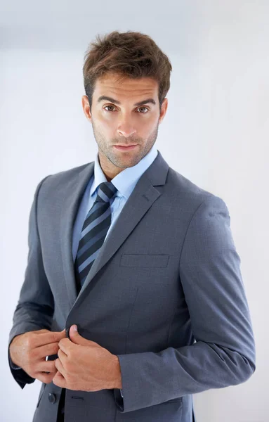 Modern Professional Handsome Young Businessman Work — Stock Photo, Image