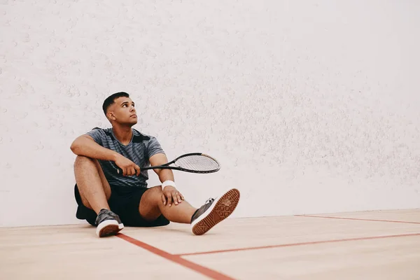Öğrendiğin Sürece Her Şey Daha Iyi Olacak Squash Oynadıktan Sonra — Stok fotoğraf
