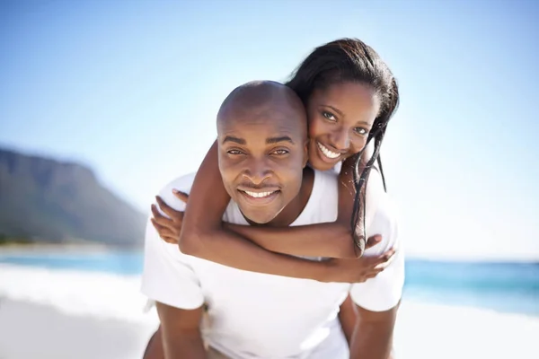 Wouldnt Want Spend Holiday Anyone Else Handsome African American Man — Stock Photo, Image