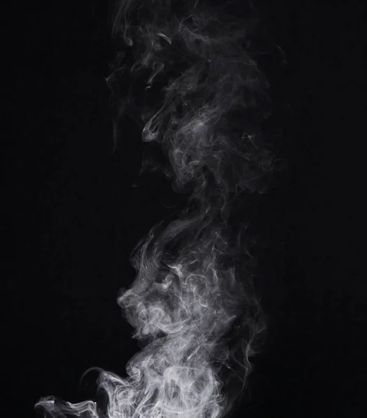 Fumo Grigio Sfondo Trasparente Studio Con Vapore Nebbia Nell Aria — Foto Stock
