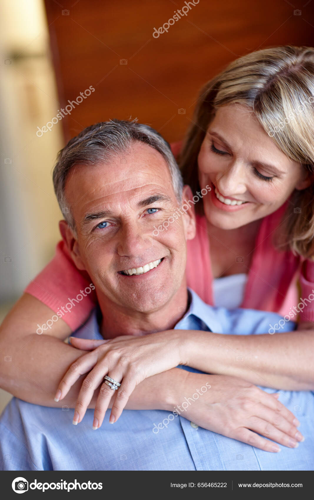 Our Love Never Grow Old Portrait Husband Wife Sharing Affectionate Stock  Photo by ©PeopleImages.com 656465222