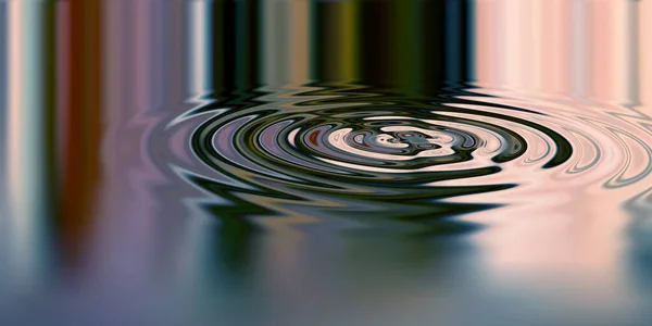 Waves Ripple Design Water Drop Pattern Mockup Digital Texture Environment — Fotografia de Stock