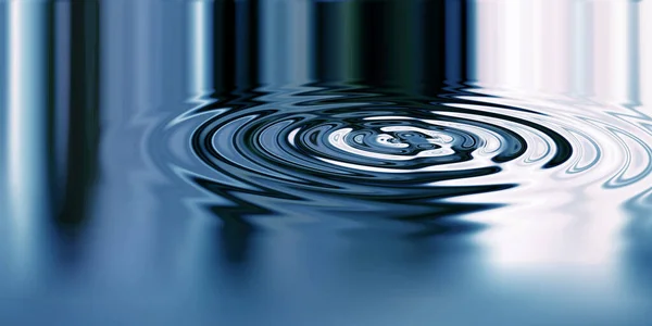 Waves Ripple Design Water Drop Pattern Mockup Digital Texture Environment — Stock Photo, Image