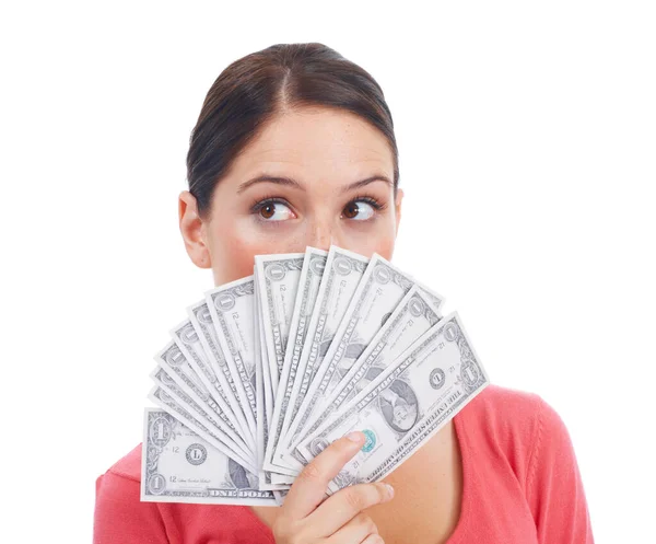 Goal Winner Finance Woman Money Investment Success Growth Cash Dollar — Stock Photo, Image