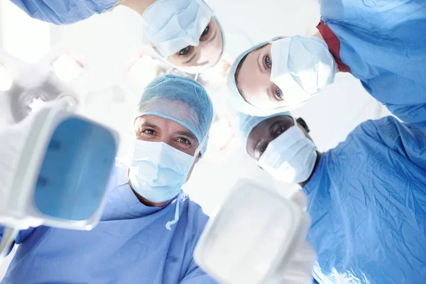 Come Back Patients View Medical Staff Using Difibulator Attempting Revive — Stock Photo, Image