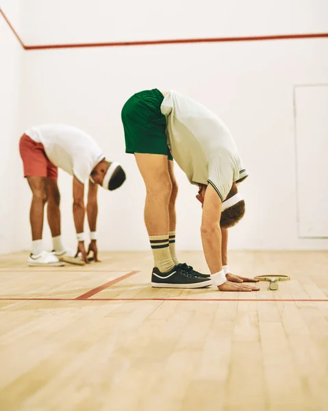 Den Som Kontrollerar Sin Kropp Kontrollerar Sitt Spel Två Unga — Stockfoto