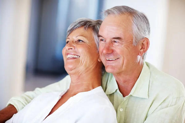 Lovely Mature Couple Spending Time Together Closeup Lovely Mature Couple — Stock Photo, Image