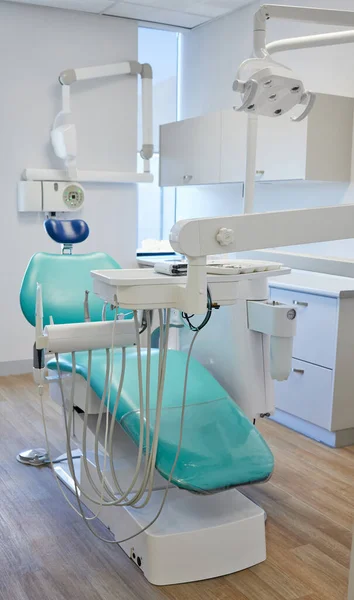 Better equipment for better dental care. an empty modern dentists office