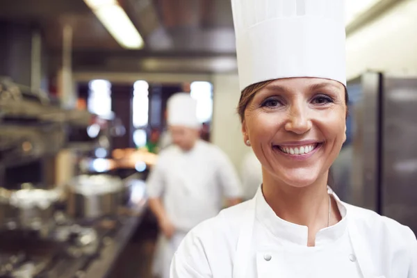 Work Magic Portrait Chef Professional Kitchen — Stock Photo, Image