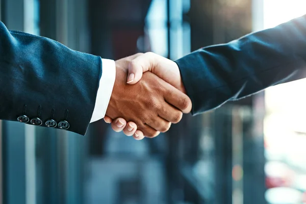 Handshake Pessoas Negócios Parceria Acordo Suporte Com Networking Bem Vindo — Fotografia de Stock