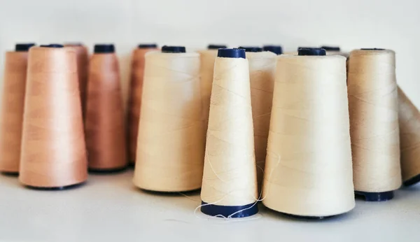 Thread Binds Everything Together Spools Thread Workshop — Stock Photo, Image