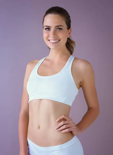 Woman in White Sports Bra and Panty With Body Paint · Free Stock Photo
