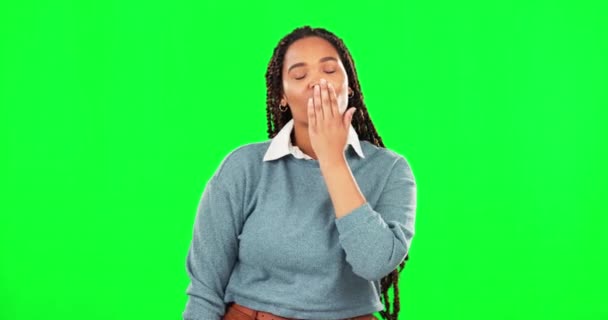Cara Mujer Soplado Beso Pantalla Verde Estudio Telón Fondo Amor — Vídeos de Stock