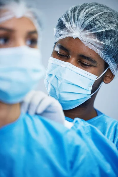 Chirurgia Preparazione Team Medici Che Preparano Ospedale Medicina Innovazione Operazione — Foto Stock