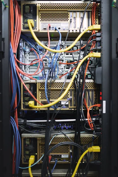 Can Find Out Any Information You Empty Server Room — Stock Photo, Image