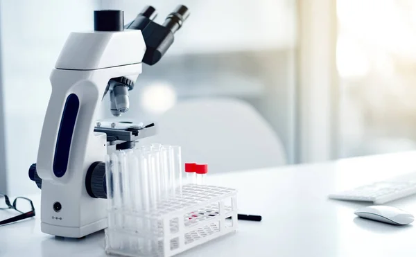 stock image What new discoveries will be made today. Still life shot of a scientific equipment in a lab