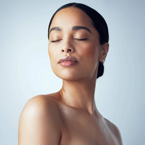 Huid Vrouw Natuurlijke Schoonheid Studio Voor Lichaamsverzorging Zelf Liefde Cosmetische — Stockfoto