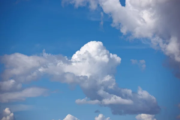 Céu Espaço Ambiente Com Nuvens Céu Azul Para Natureza Paz — Fotografia de Stock
