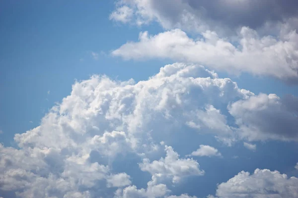 Nature Space Pattern Clouds Blue Sky Heaven Peace Climate Sunshine — Stock Photo, Image