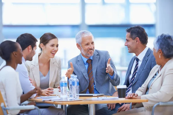 Ceo Kepemimpinan Dan Perencanaan Dengan Orang Orang Bisnis Dalam Pertemuan — Stok Foto
